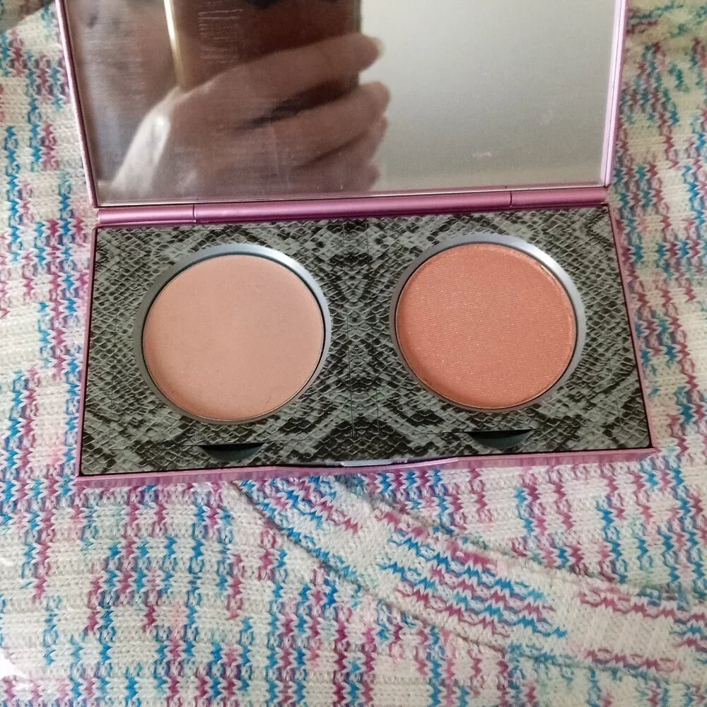 Mally Beauty 24/7 professional blush peach satin light creme & powder NEW